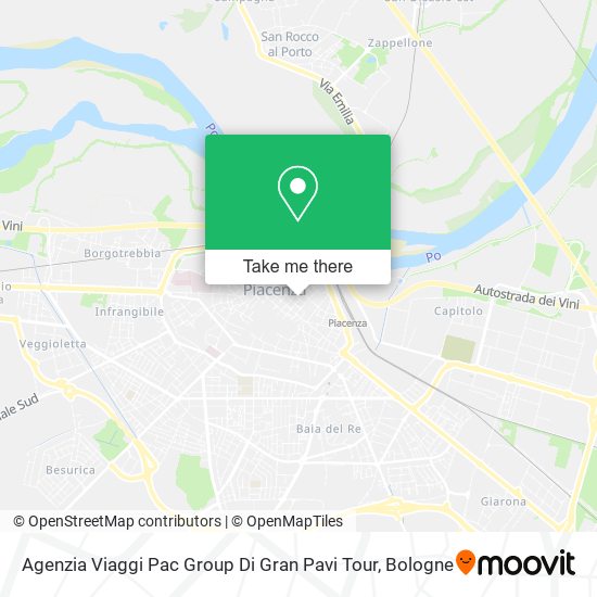 Agenzia Viaggi Pac Group Di Gran Pavi Tour map