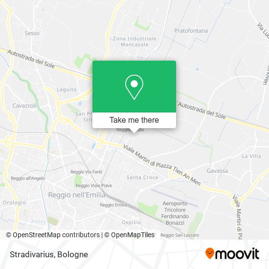 Stradivarius map