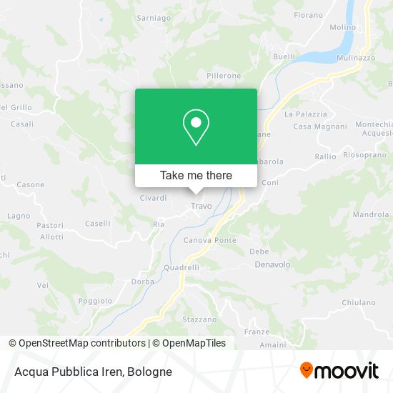 Acqua Pubblica Iren map