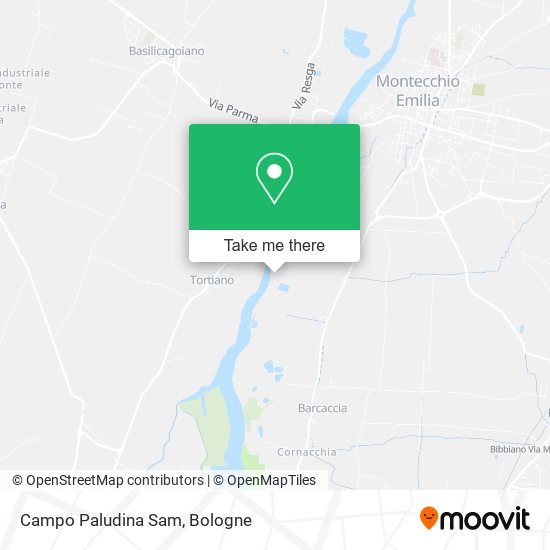 Campo Paludina Sam map