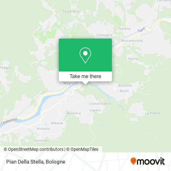 Pian Della Stella map