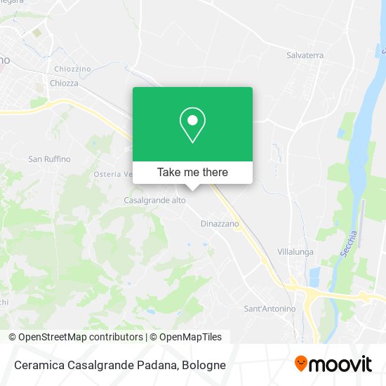 Ceramica Casalgrande Padana map