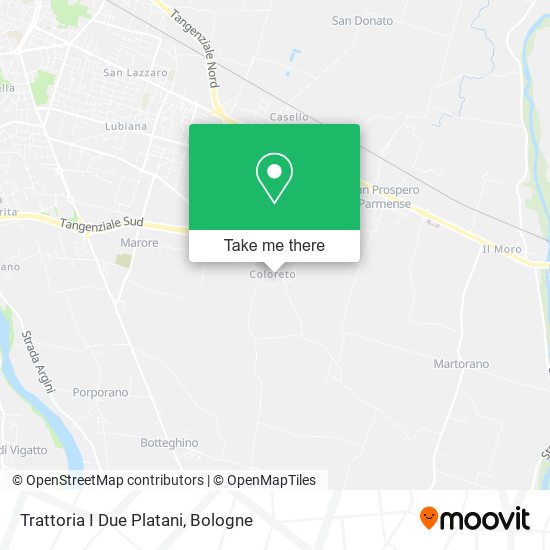 Trattoria I Due Platani map