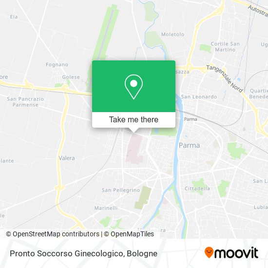 Pronto Soccorso Ginecologico map