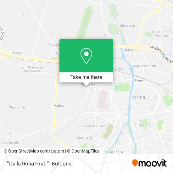 ""Dalla Rosa Prati"" map