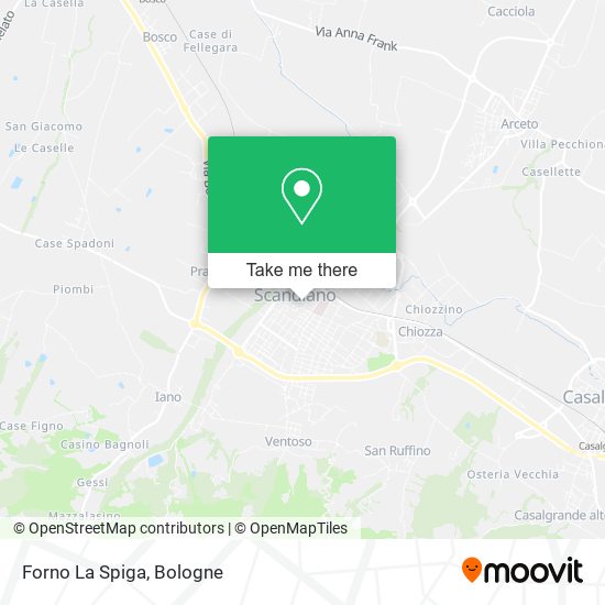 Forno La Spiga map