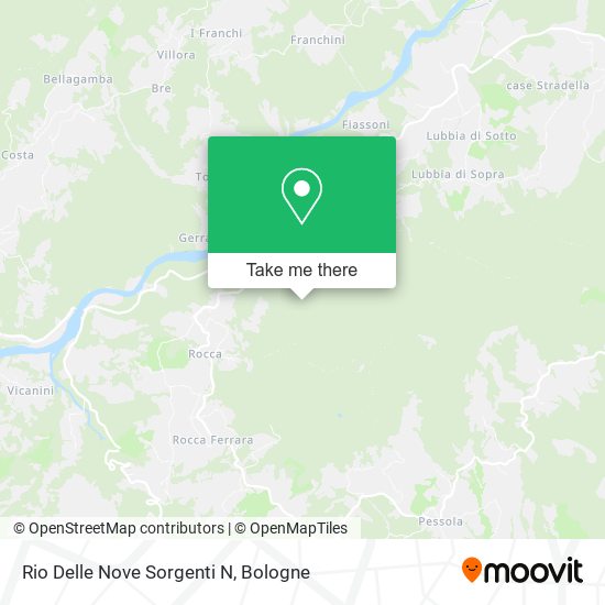 Rio Delle Nove Sorgenti N map