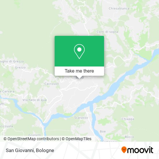 San Giovanni map
