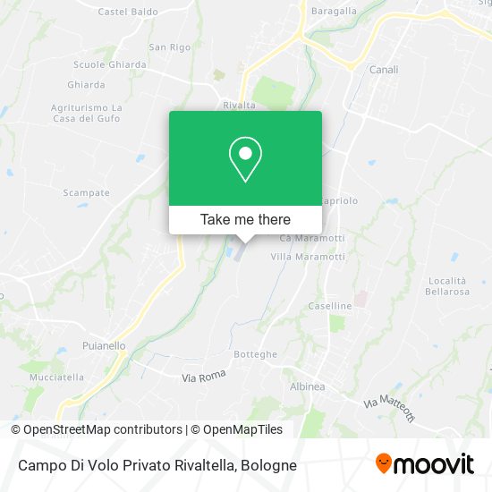 Campo Di Volo Privato Rivaltella map