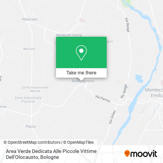 Area Verde Dedicata Alle Piccole Vittime Dell'Olocausto map