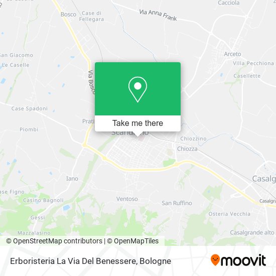 Erboristeria La Via Del Benessere map