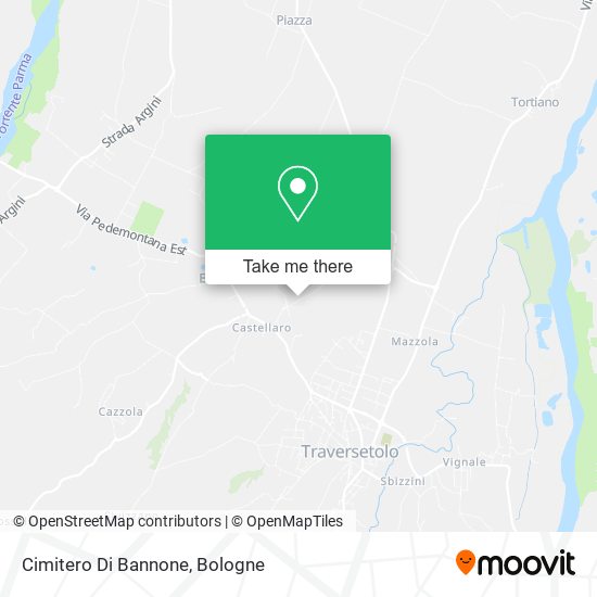 Cimitero Di Bannone map