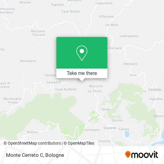 Monte Cerreto C map