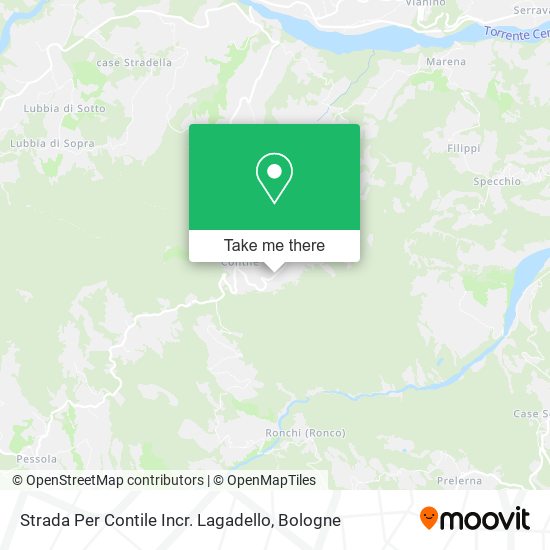 Strada Per Contile Incr. Lagadello map