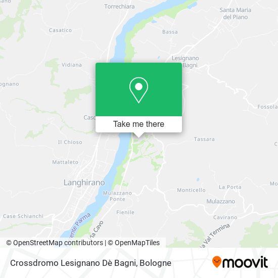 Crossdromo Lesignano Dè Bagni map
