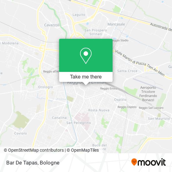 Bar De Tapas map