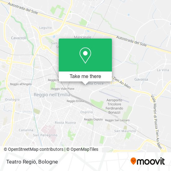Teatro Regiò map