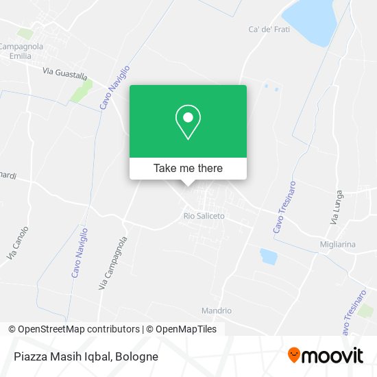 Piazza Masih Iqbal map