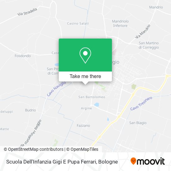 Scuola Dell'Infanzia Gigi E Pupa Ferrari map