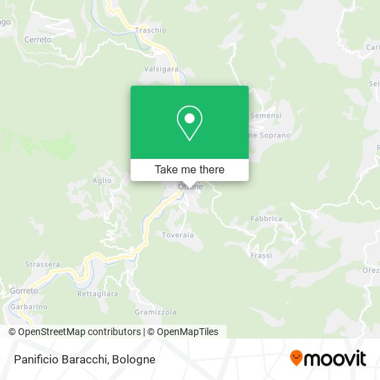Panificio Baracchi map