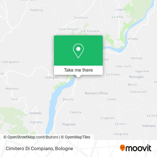 Cimitero Di Compiano map