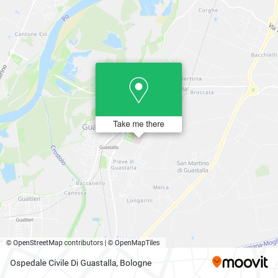 Ospedale Civile Di Guastalla map