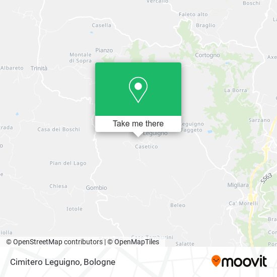 Cimitero Leguigno map