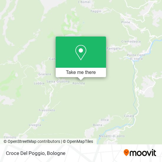 Croce Del Poggio map