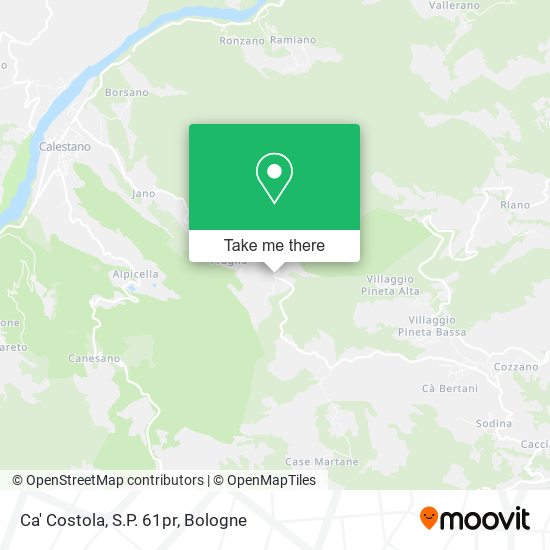 Ca' Costola, S.P. 61pr map