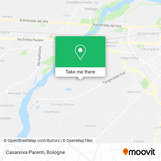 Casanova Parenti map