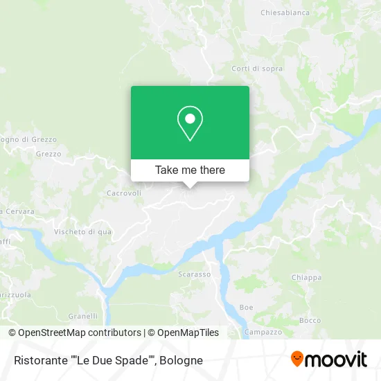 Restaurant "Le Due Spade" map