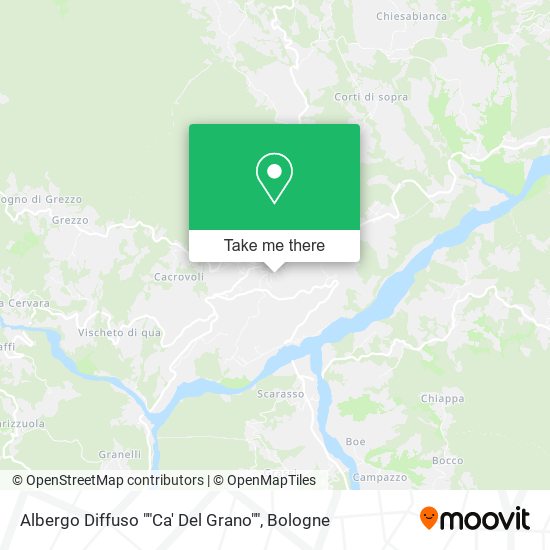Albergo Diffuso ""Ca' Del Grano"" map