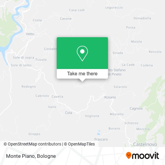 Monte Piano map