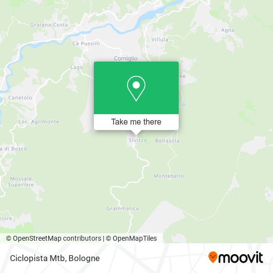 Ciclopista Mtb map