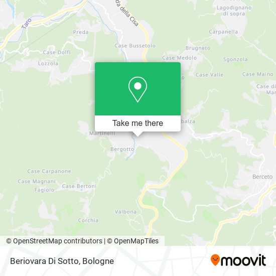 Beriovara Di Sotto map