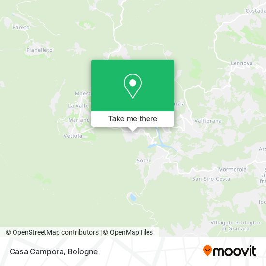 Casa Campora map