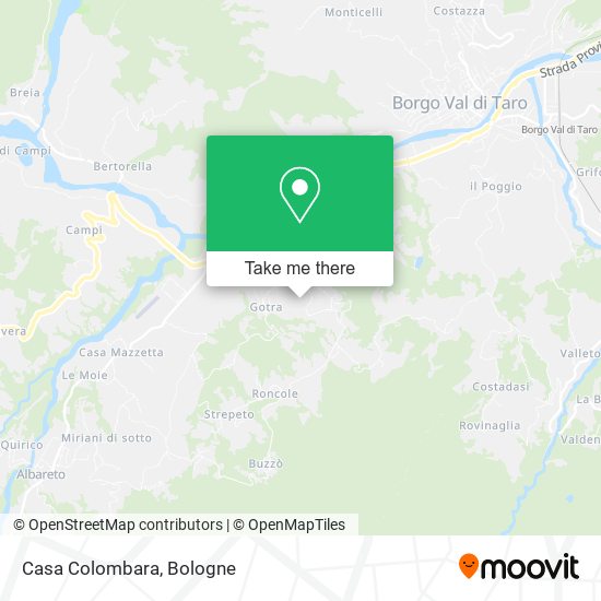 Casa Colombara map
