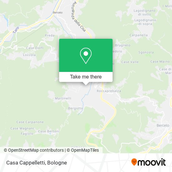 Casa Cappelletti map