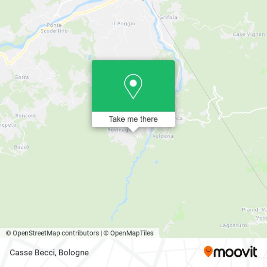 Casse Becci map