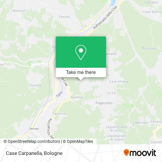 Case Carpanella map