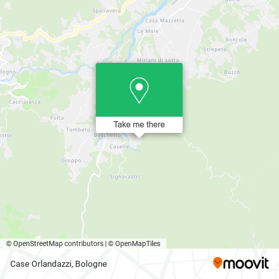 Case Orlandazzi map