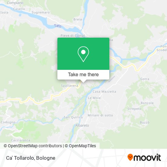 Ca' Tollarolo map