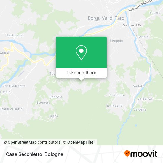 Case Secchietto map