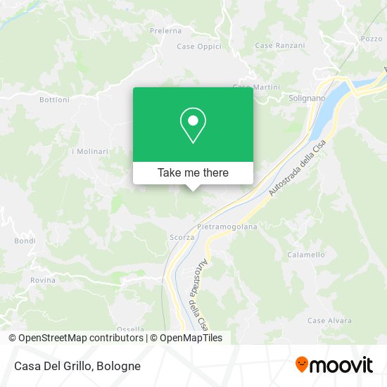 Casa Del Grillo map