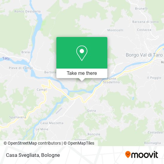 Casa Svegliata map