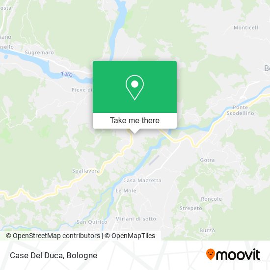 Case Del Duca map