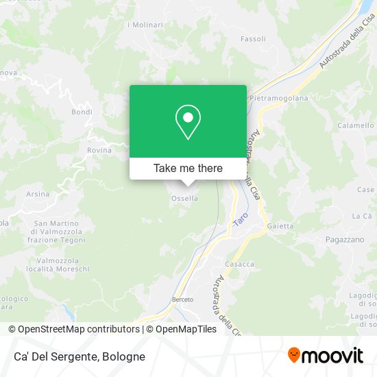 Ca' Del Sergente map