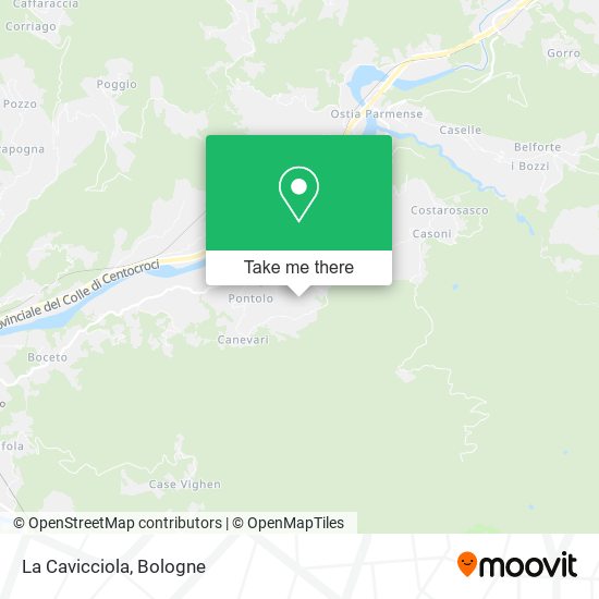 La Cavicciola map