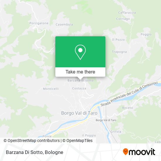 Barzana Di Sotto map