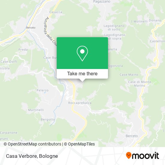 Casa Verbore map